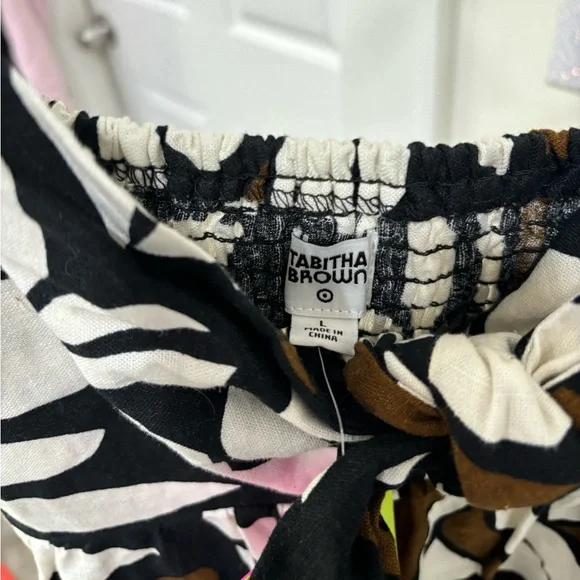 Tabitha Brown for Target Neutral Palm print maxi dress size L - Picture 12 of 13